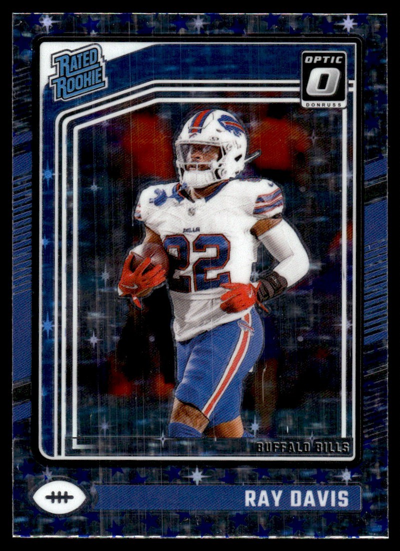2024 Donruss Optic Blue Stars Ray Davis Buffalo Bills #283