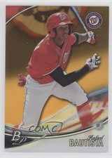 2016 Bowman Platinum Top Prospects Orange 5/25 Rafael Bautista #TP-RB 11pj