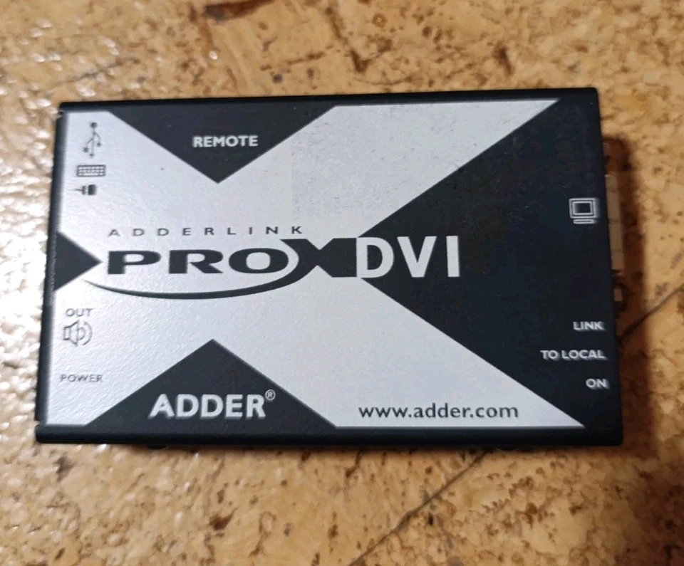 Adder Adderlink KVM USB DVI Video Extender X-PRODVI Local&Remote XDVIPRO Switch - Bild 3 von 4