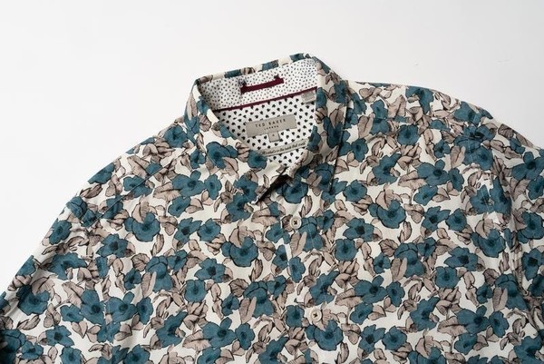 Men Ted Baker Shirt Multicolor Cotton 38 / M / 46