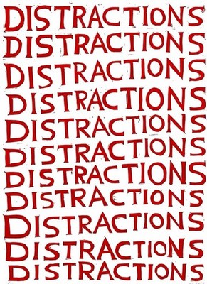 David Shrigley: DISTRACTIONS, signiert, 2022