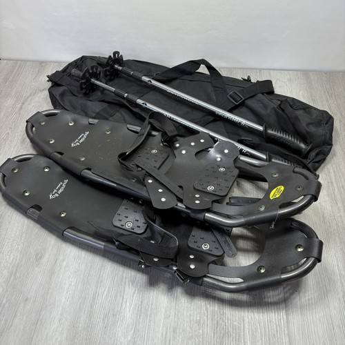 Snowshoes - 28" - w/Telescopic Poles & Custom Carry Bag-Thunder Bay-winter Sport
