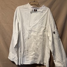 Dickies Traditional Chefs Coat White 2XL NWOT