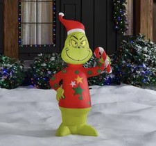 The Grinch Ugly Sweater 4  Lighted Christmas Inflatable - Indoor/Outdoor  NEW 