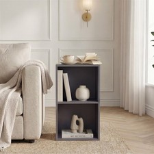 Cube 2 3 4 5 Tier Wooden Bookcase Shelf Shelving Display Storage Wood Unit Stand