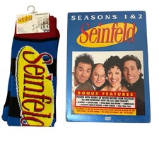 SEINFELD Bundle Seasons 1 2 Factory Sealed DVD 4-Disc Set Brand New Socks