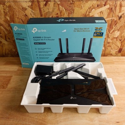 TP-LINK Archer AX3000 Dual-Band Wi-Fi 6 Router - Factory Reset & Tested