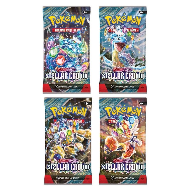 Pokémon TCG Stellar Crown - Single Booster Pack - SEALED