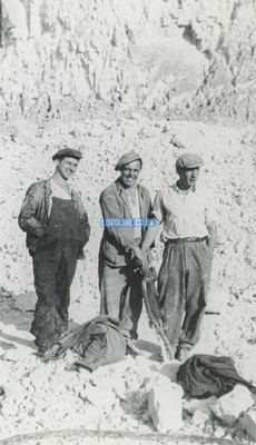 Rumpf Memory Lane: Arbeiter im Steinbruch Hessle / Kreidegruben (Rumpf) (0363)