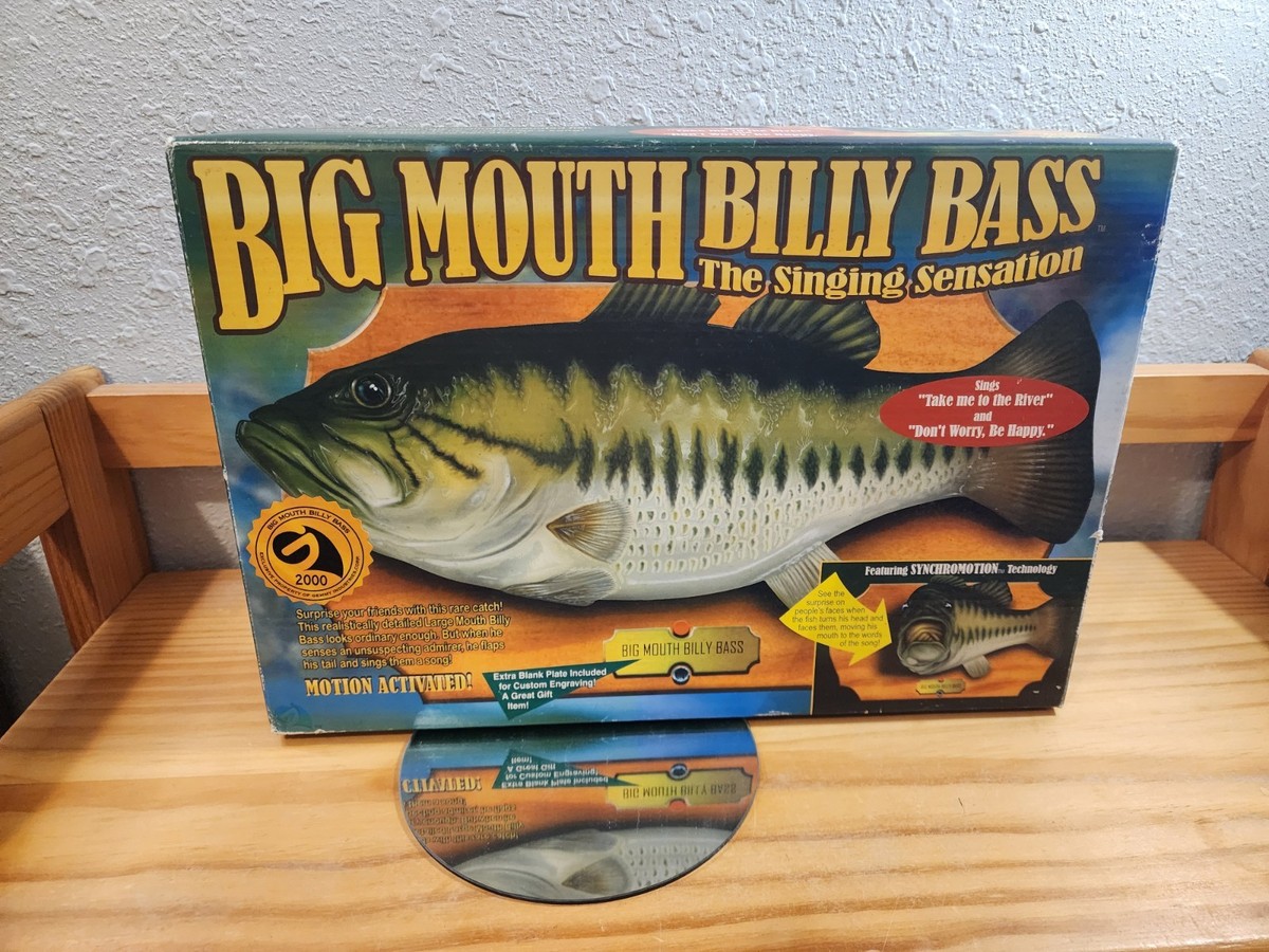 Vintage NIB 1998 Big Mouth Billy Bass Singing Fish Collectible