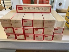 LOT of 18 SEARS 40 SLIDE TRAY END-LOCK FEATURE Vintage Retro EUC