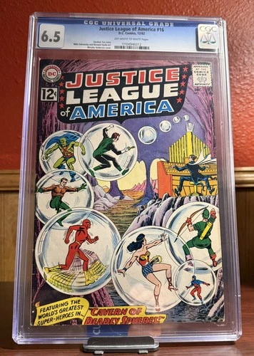 Justice League of America #16 (DC Comics December 1962) CGC GRADE 6.5