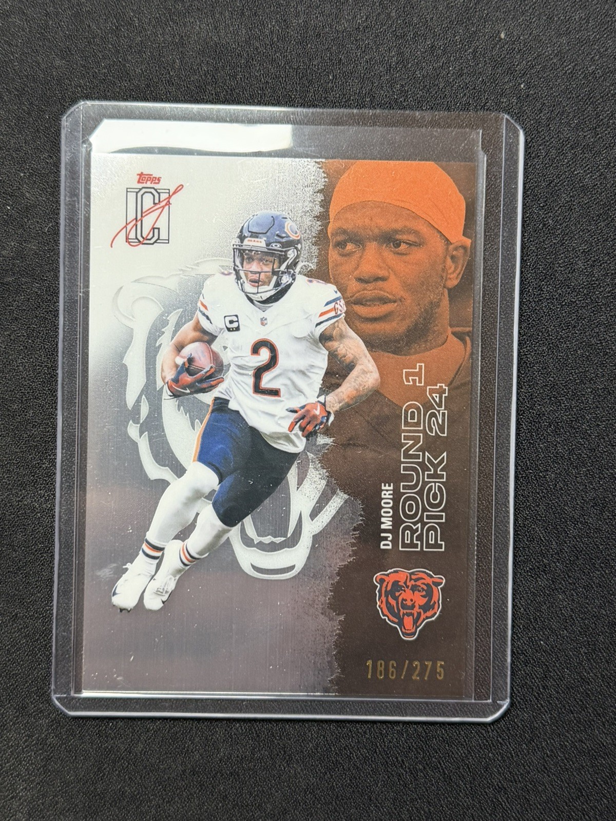 2025 Topps Signature Class DJ Moore #67 Silver/275 Chicago Bears