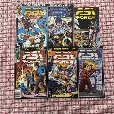 Psi-Force #7-12 (Marvel Comics 1987)