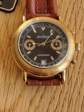 Chronografo Antares  Vintage Carica Manuale Calibro  3133  Russo Gold Plated