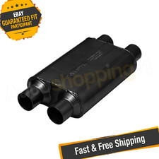 Flowmaster 425404 2.5 Dual Inout 40 Series Aggressive Sound Chambered Muffler