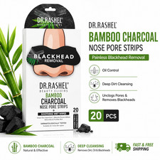 DR.RASHEL Bamboo Charcoal Nose Pore Strips 20 PCS Blackhead Care Free Ship