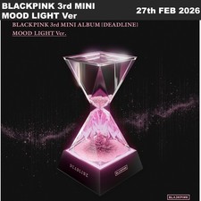 BLACKPINK DEADLINE 3rd MINI ALBUM MOOD LIGHT Ver MiniCD Lamp Photocard Etc