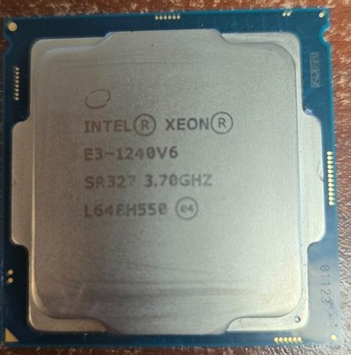 Intel Xeon E3-1240V6 3.70GHz 8MB LGA1151 SR327 Processor