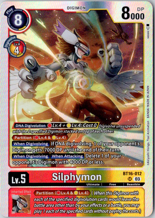 Silphymon Beginning Observer BT16-012 SR NM