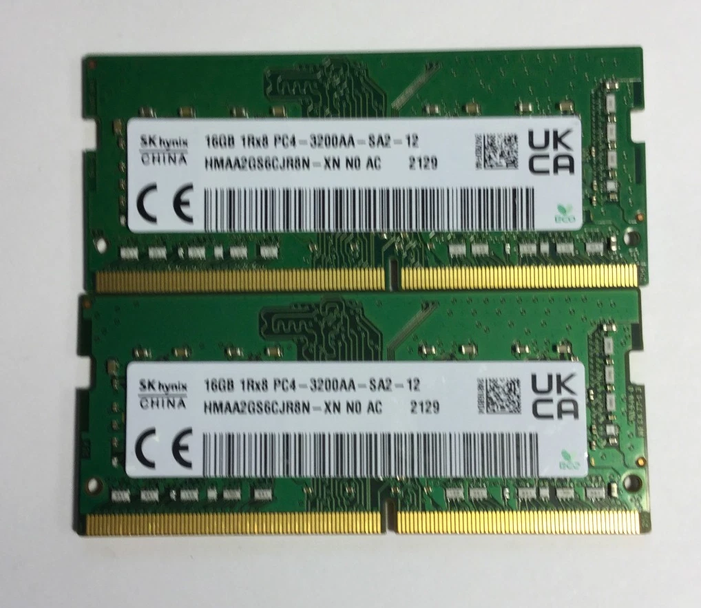 16 GB SO-DIMM Computer Memory (RAM) 2 Modules for sale | eBay