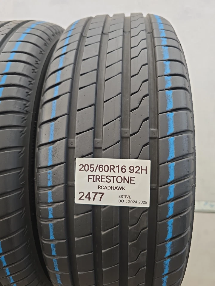2 PNEUS ÉTÉ 205/60 R16 92H FIRESTONE ROADHAWK PNEUS D'OCCASION 2056016 - Photo 2/4