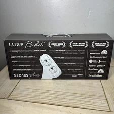 LUXE Bidet NEO 185 Plus  Attachment for Toilet Seat, Chrome