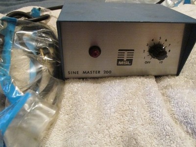 Vintage MSL / Howard Industries Sine Master 200 Variable Speed Control Unit box