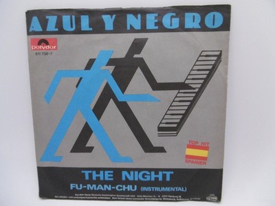 Azul Y Negro, The Night, Fu-Man Disco, German Polydor 811 738-7 Single, 7'' 1983