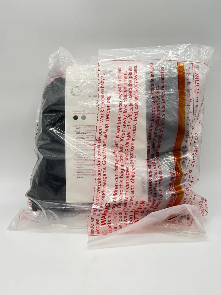 Footmuff compacto Bugaboo Ant preto - Imagem 2 de 4