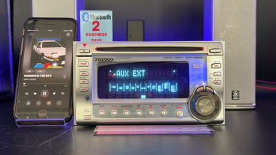 KENWOOD DPX-06MD 2DIN Car Audio CD MD Player JDM Added Bluetooth