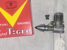 SUPER TIGRE G15 "VASCA" - 2.5cc- Usato Ottimo + OGIVA + Scatola Replica 