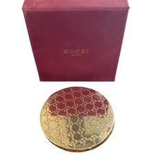 Gucci Gold Compact Mirror AUTHENTIC NIB