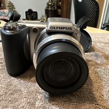 Olympus SP-600UZ 12MP Digital Camera 15x Zoom - Silver/black