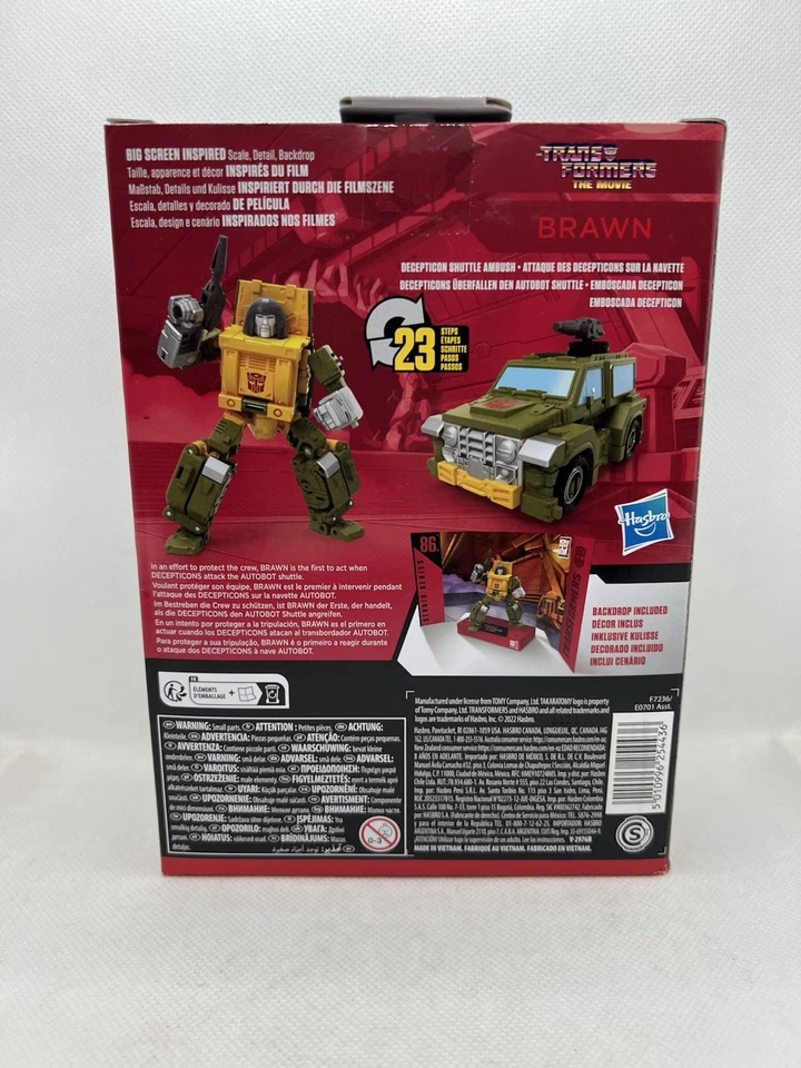Transformers Studio Series Deluxe Class Brawn 86 Action Figure NEW UK - Image 4 of 4