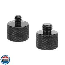CAMVATE 5/8"-27 Female to 1/4"-20 Male and 3/8"-16 Male Mic Stand Thread Adap