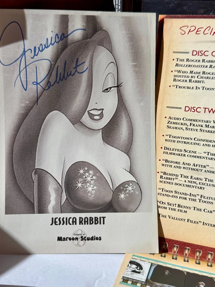 "Who Framed Roger Rabbit" DVD 2 Disc Set 1988/2003 FS/WS Inserts-Epic! *CLASSIC* - Image 3 of 4