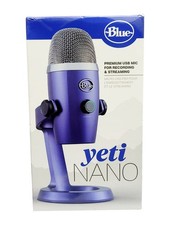 Logitech Blue Yeti Premium USB Condenser Microphone for Recording and Streaming