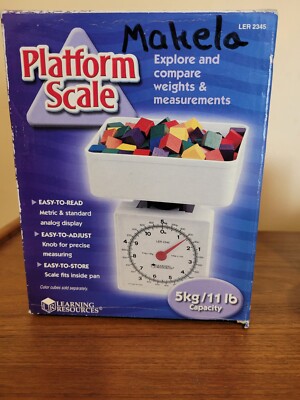 Learning Resources Platform Scale 5kg/11 lb capacity | eBay