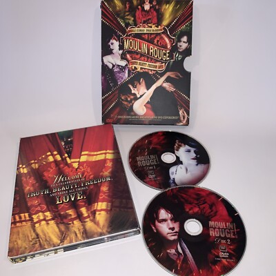 Moulin Rouge (DVD, 2001, 2-Disc Set, Two Discs: English/French Versions)