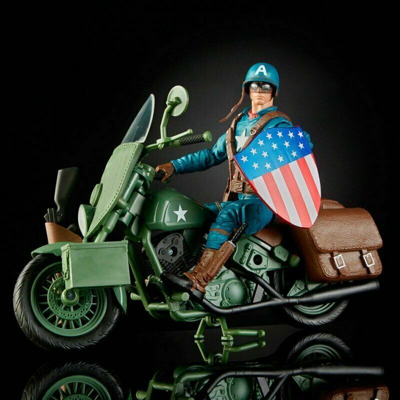 Marvel Legends Captain America Action Figure with Motorcycle Marvel Legends Captain America Action Figure with Motorcycle