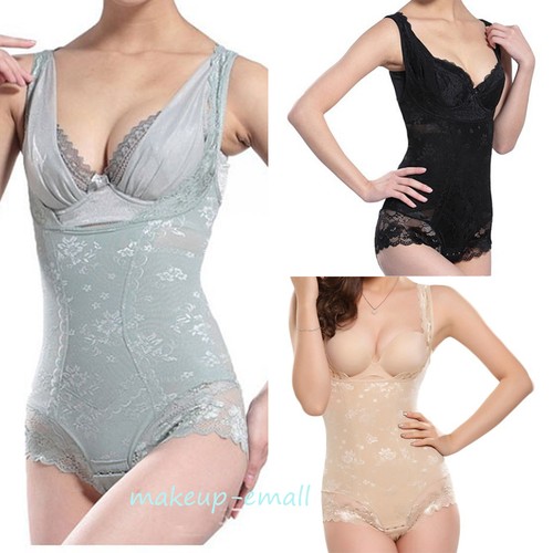 Women Underbust Cincher Full Body Shapewear Bodysuit Waist Trainer Shaper Corset - Picture 12 of 20