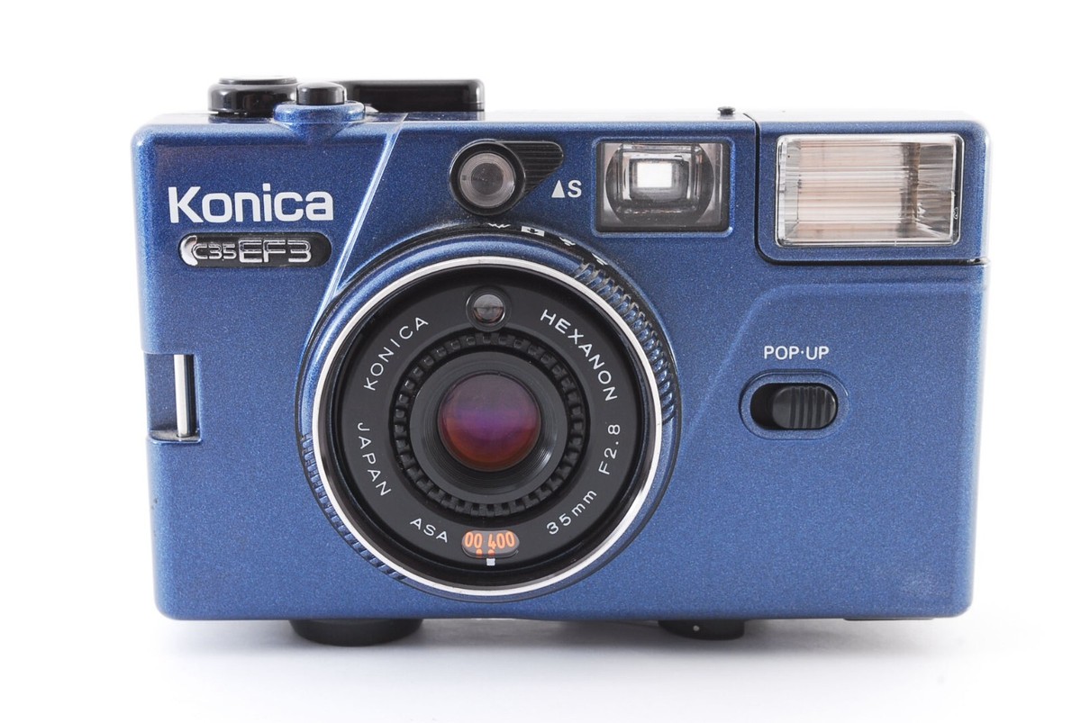 Konica コニカ c35EF3 フィルムカメラ 動作品 レアカラー Konica コニカ c35EF3 フィルムカメラ 動作品 レアカラー