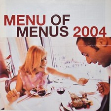 2004 Restaurant Menu Magazine Seattle Weekly Supplement Guide Washington