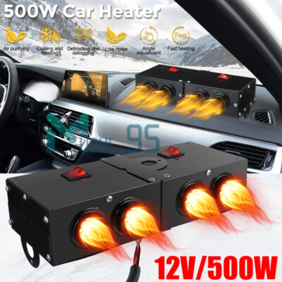 Oil Pan Heater 12V 150W Car Heater Portable Electric Heating Fan