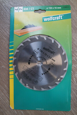 Wolfcraft Kreissägeblatt Ø150 x 16mm  20Zähne