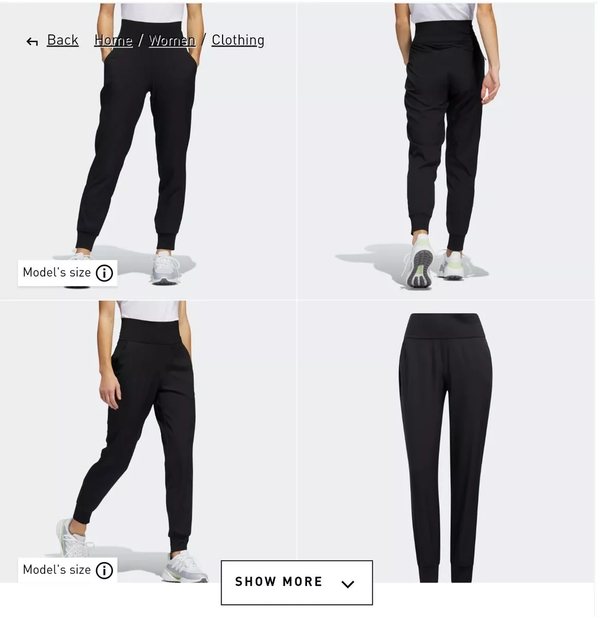 Adidas golf joggers top