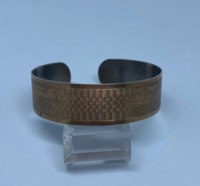 アクセサリー Vintage Silver&Gold Combi Bangle 750 925 Vintage Silver&Gold Combi Bangle 750 925 Vintage Gold 750 Sterling