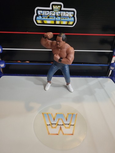 Ron Simmons Wrestling Action Figure WCW 1990 Galoo...