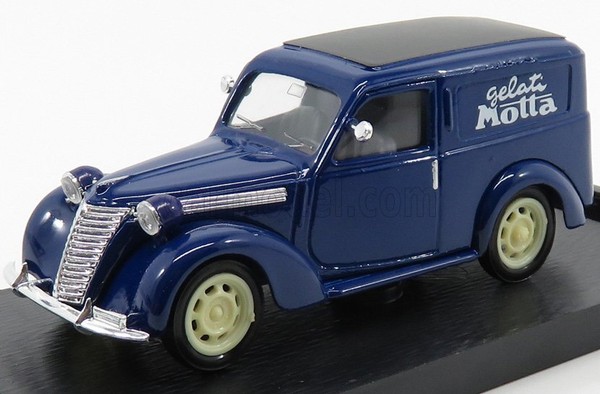 Brumm 1/43 Fiat 1100E Van Gelati Motta 1950 Blau Statisches Modell Diecast-image